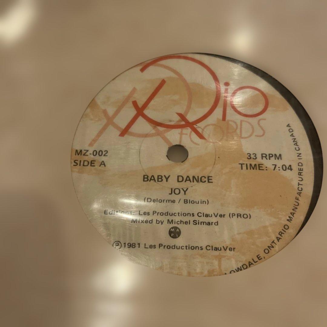 洋楽 JOY BABY DANCE / BABY COME DANCE WITH ME