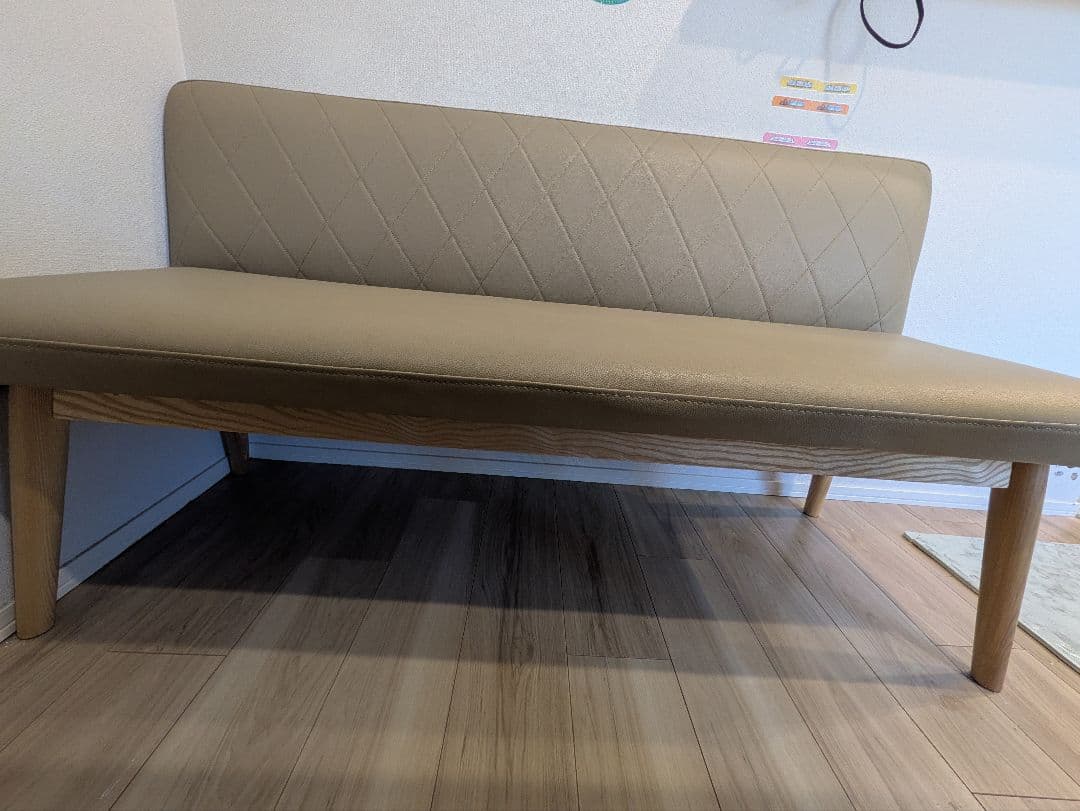 Francfranc ビオーニ ソファ ベージュ×ナチュラル W1350