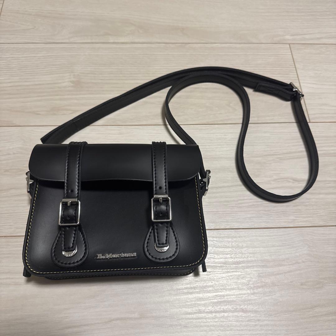 【美品】Dr.Martens 7インチ サッチェルバッグ ブラック