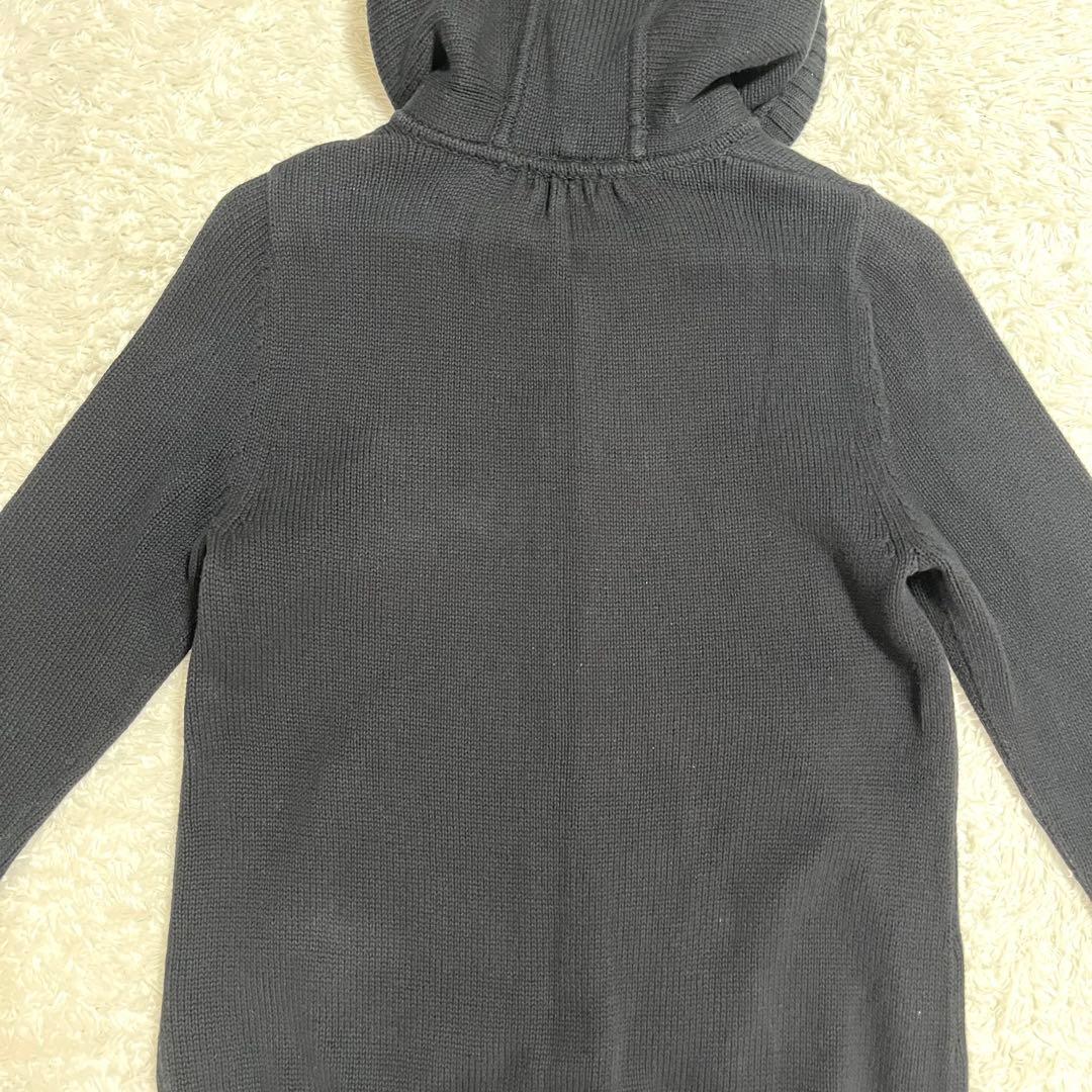 超希少✨バーバリー BURBERRY カーディガン メタルボタン 黒 38 ロゴ