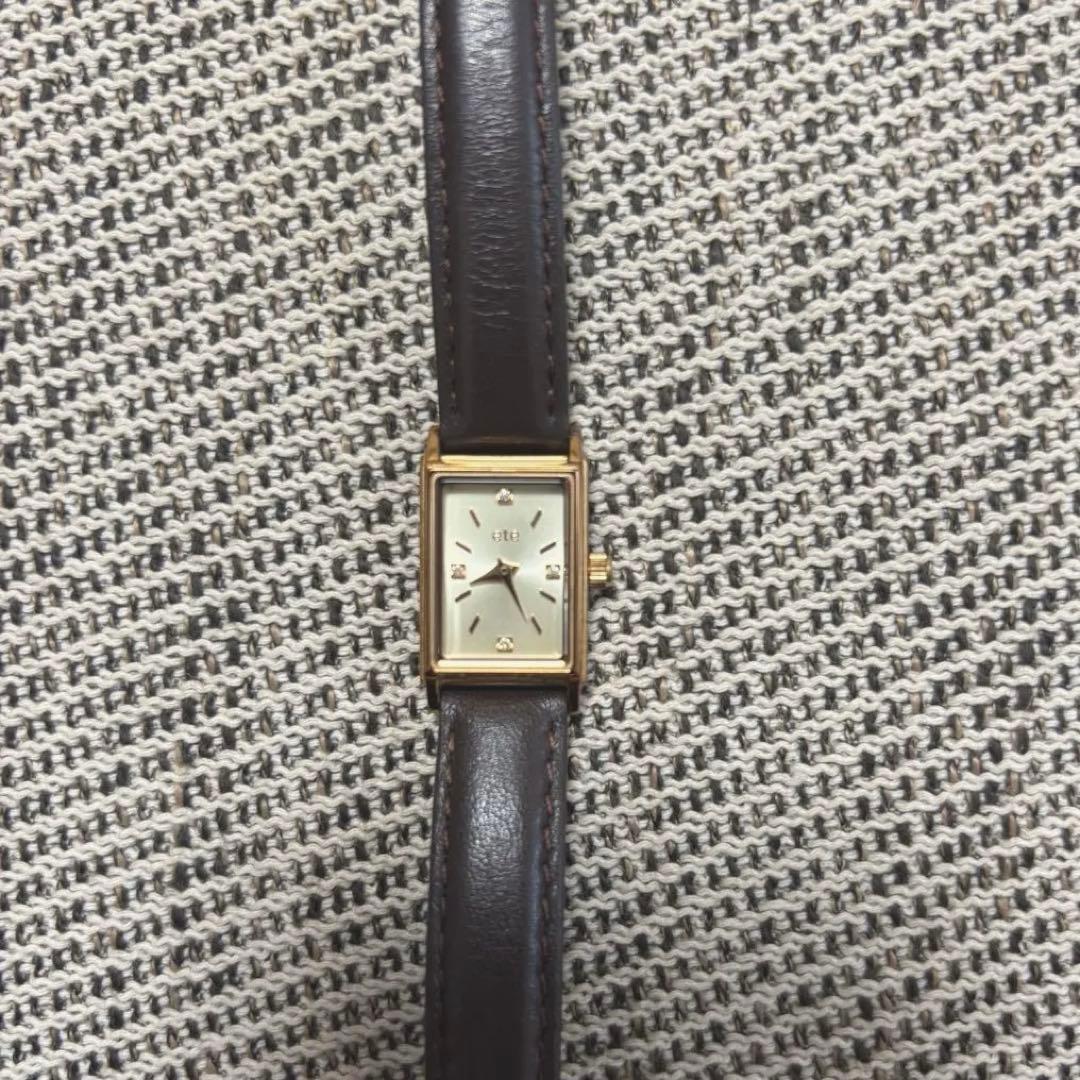 【美品】ete 時計　ダイヤモンド　8月限定セール