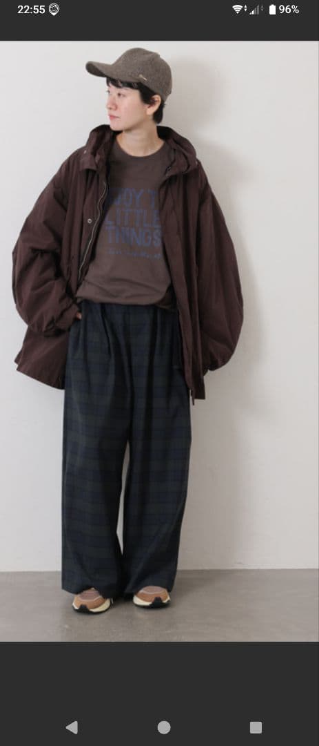 今季完売　ジャーナルスタンダードラックス　TW2タックパンツ ネイビー