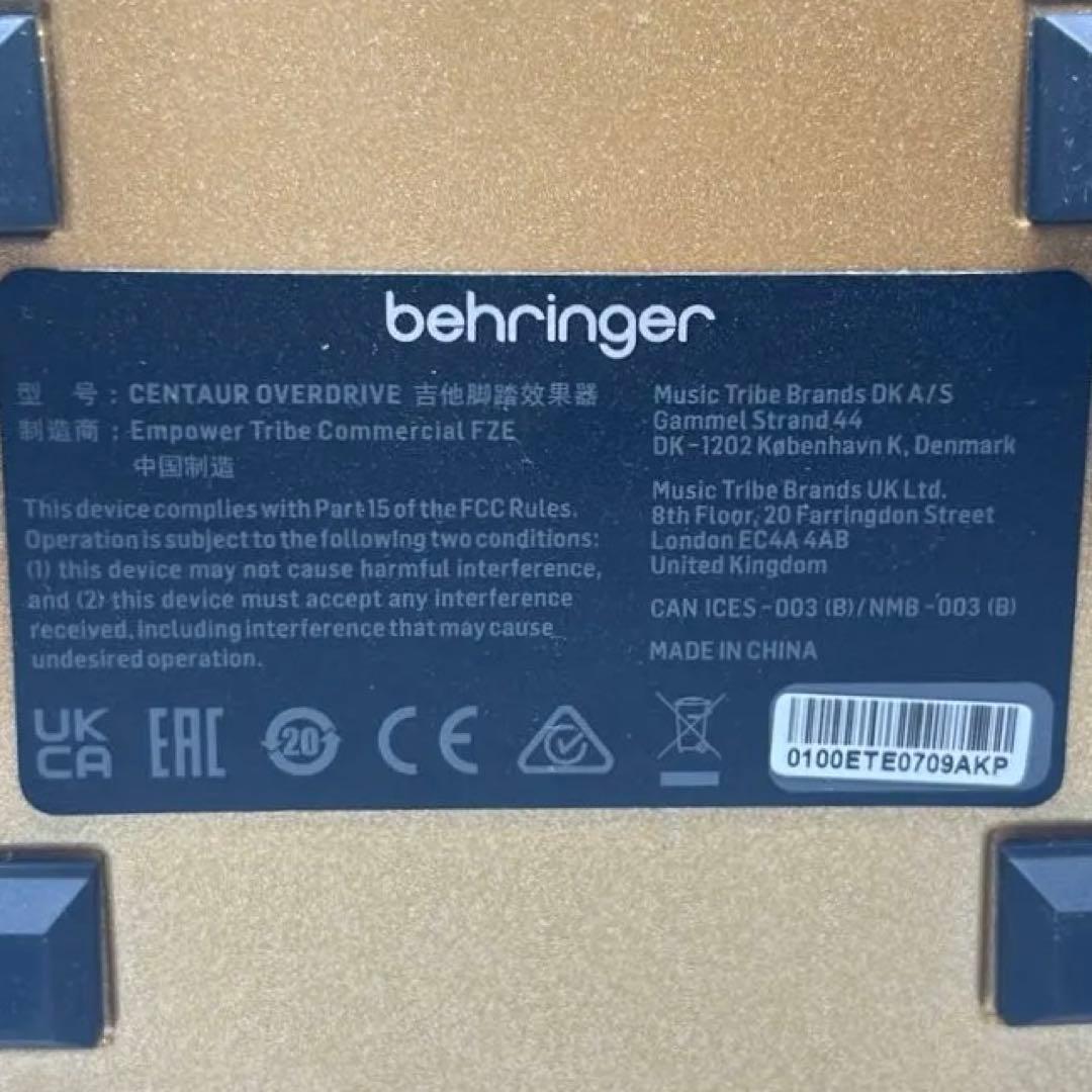 【動作◯】 behringer CENTAUR