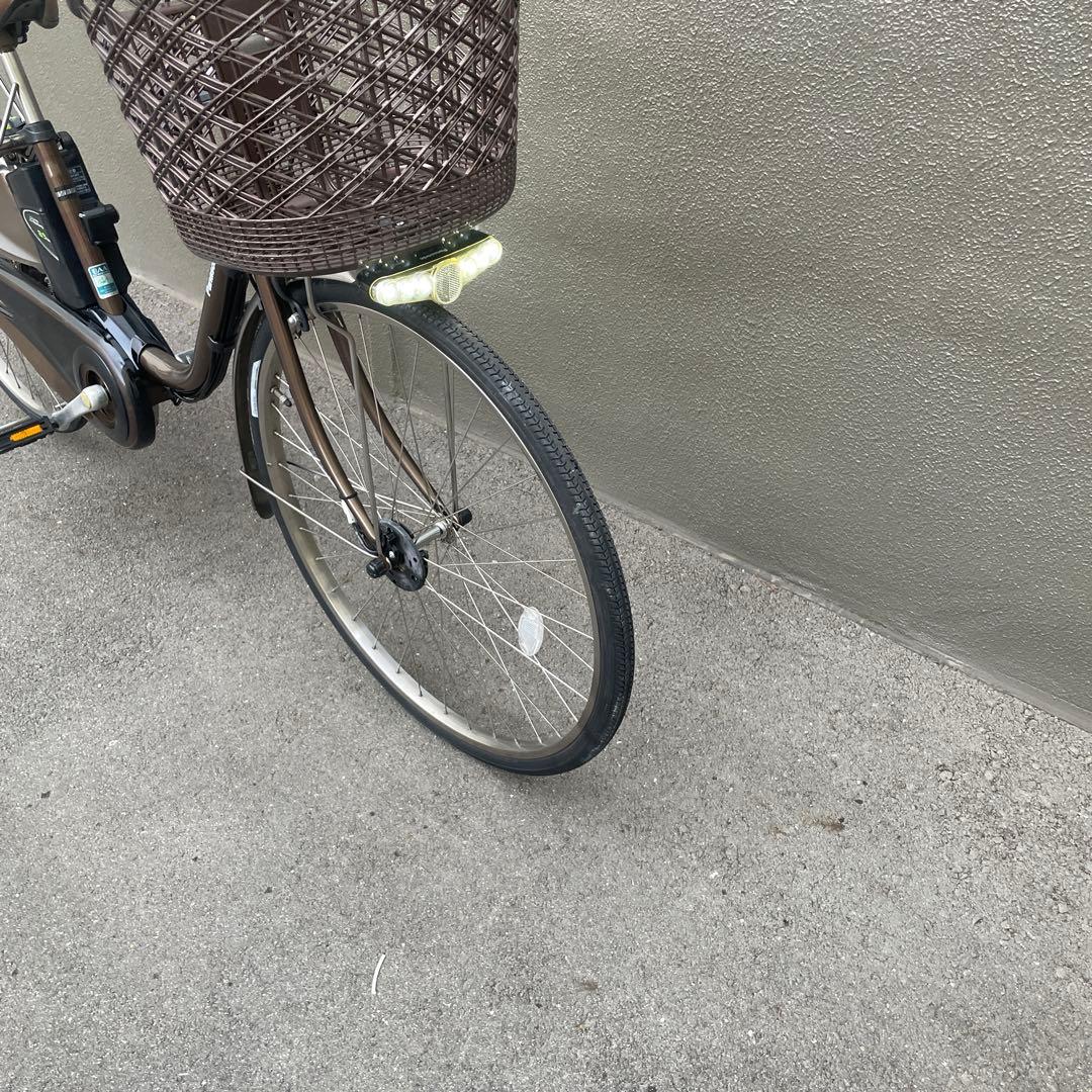 パナソニック電動アシスト自転車26インチ8.9Ah ブラウン