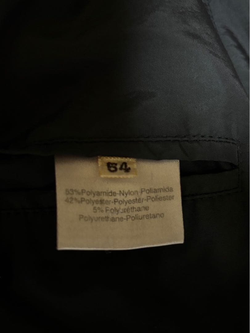 HERMES 正規品　ナイロン ステンカラー ハーフコート メンズ ジャケット