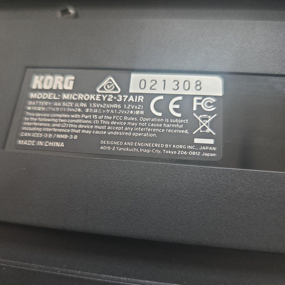 KORG microKEY2 air 37鍵 Bluetooth接続対応