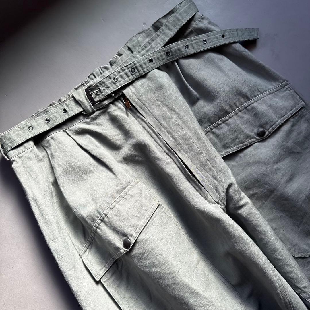 60s イタリア空軍実物 パイロットパンツ PRENTICEジップ ヴィンテージ