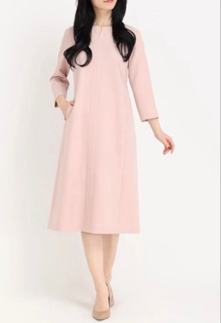 新品⭐︎STRAWBERRY-FIELDS 2wayストレッチキーネックワンピース