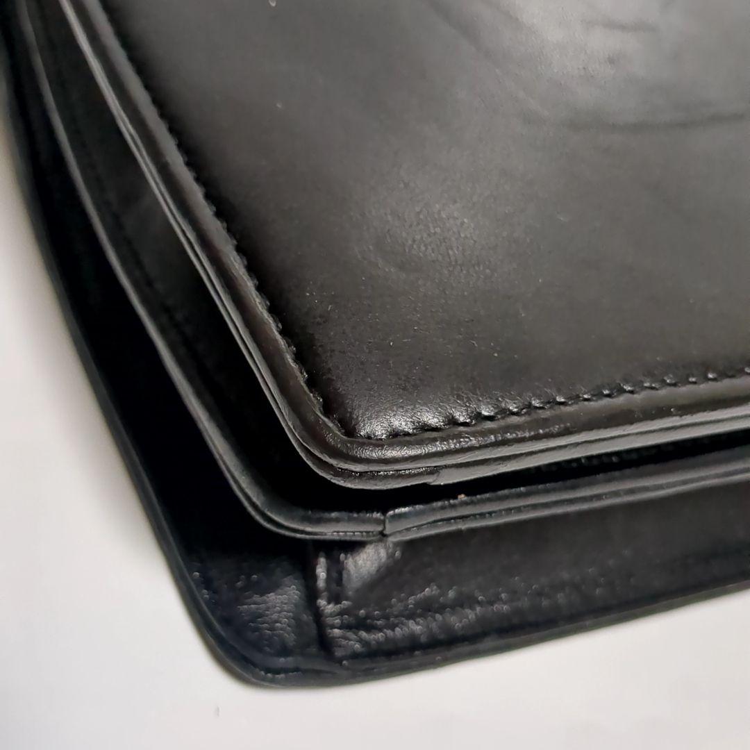 ✨モンブラン✨ブリーフケース 2way ロゴ レザー ブラック