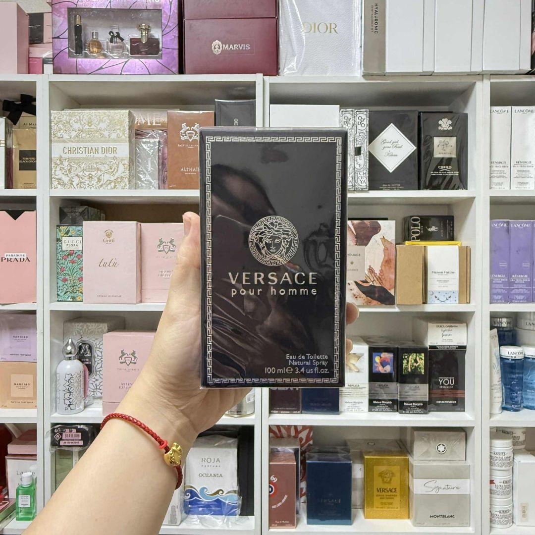 香水(女性用) (81)VERSACE pour homme 100ml Eau de