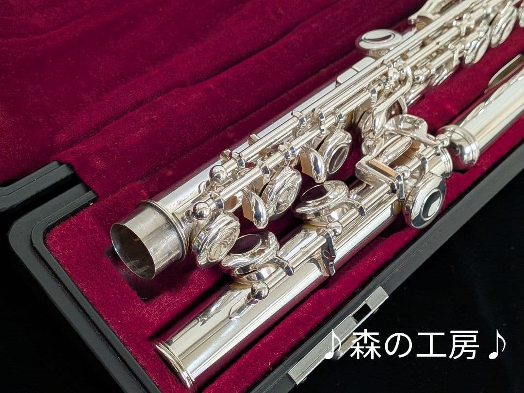 商談中【ゆう】銀メッキヤマハフルート YFL211S Eメカ