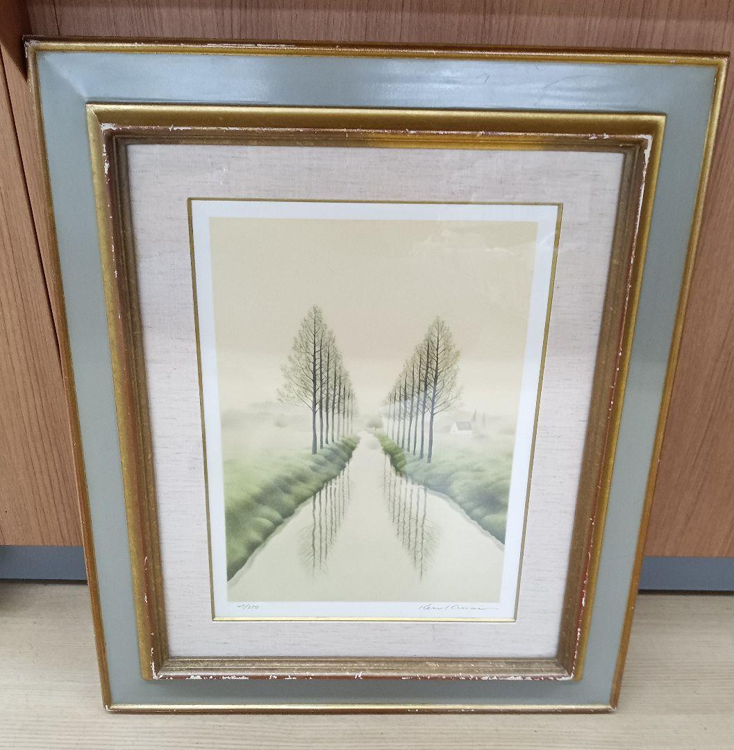 黒井健　「リトルストリー厶」　版画　絵画　額装　Ken Kuroi