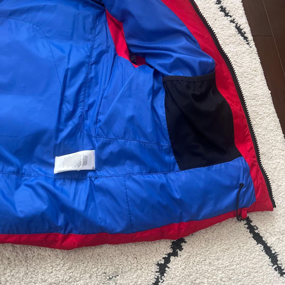 ラルフローレン　Polo Ralph Lauren 赤 フード付ダウンベスト M