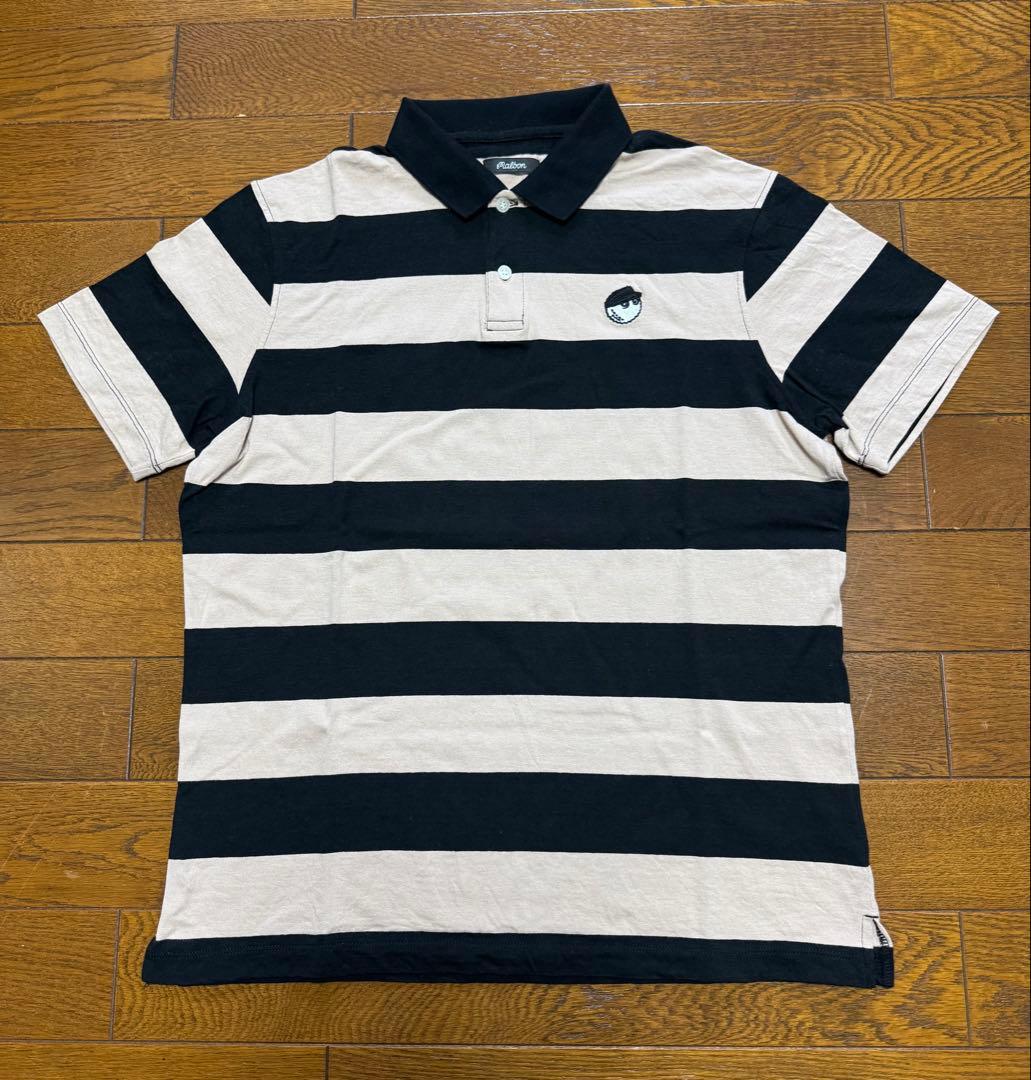 Malbon Golf ボーダーポロシャツ サイズS