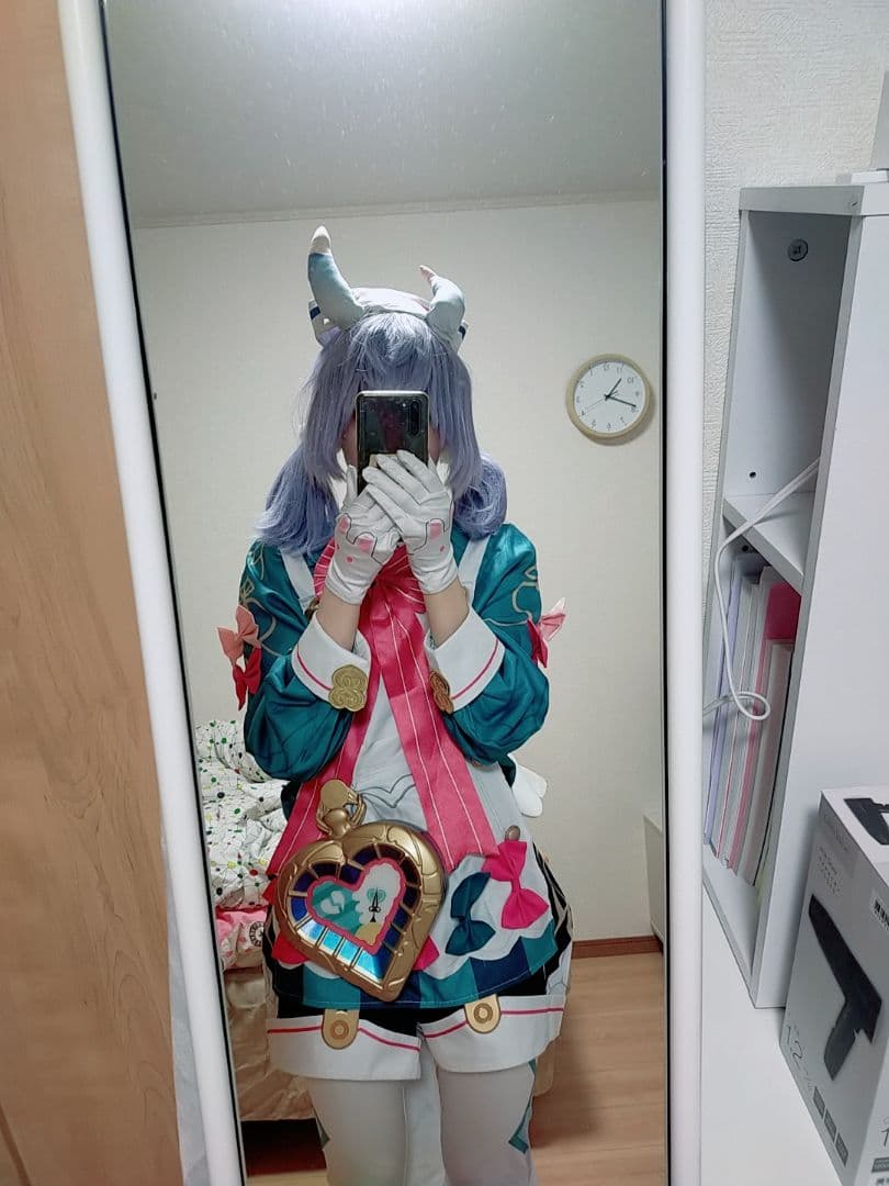 チ*コ様 原神 シグウィン コスプレ S ウィッグ 衣装