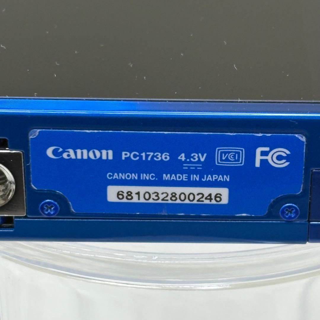 Canon カメラ　IXY 3 PC1736 充電器　ブルー　コンデジ　動作品