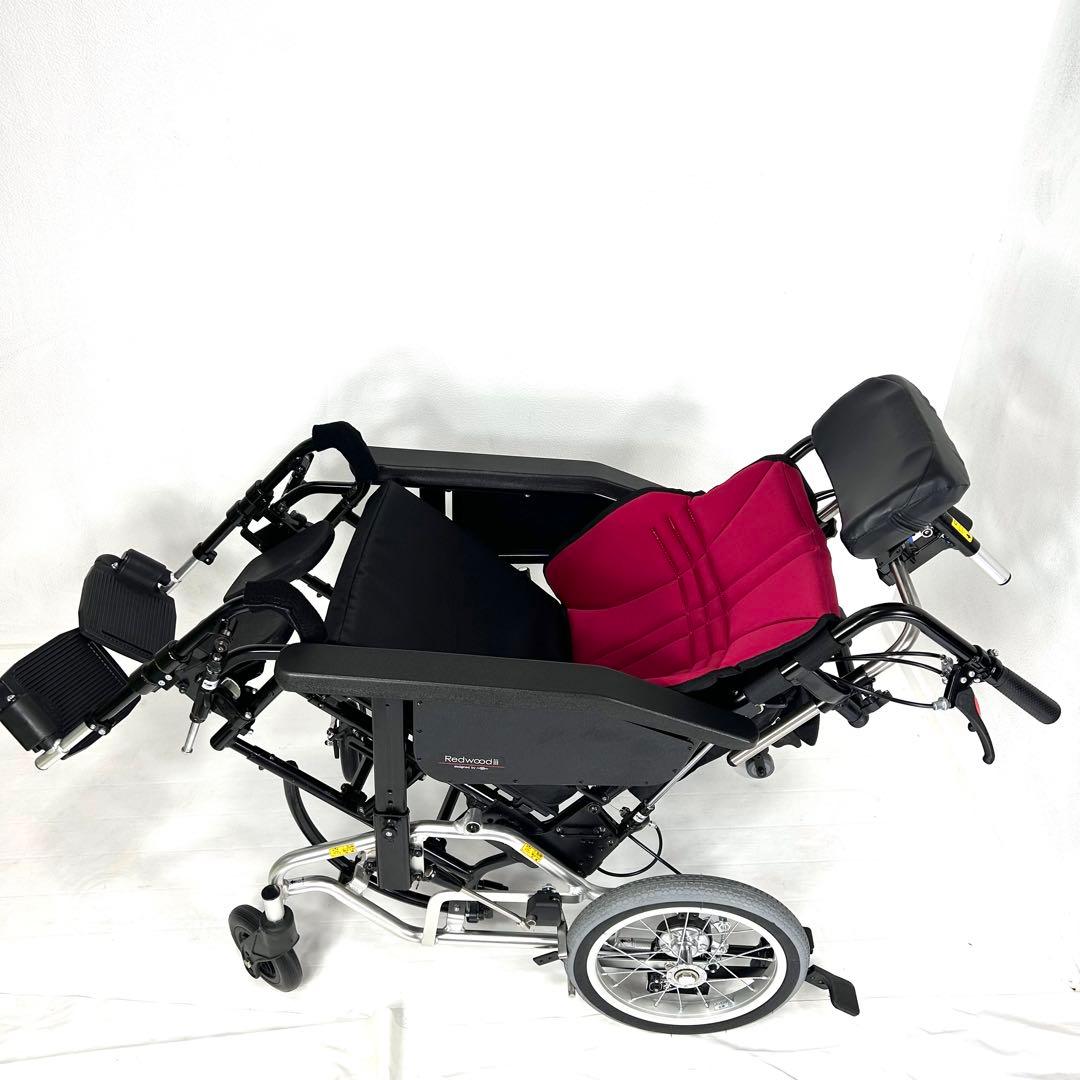 日進医療器 RedwoodⅢ 車イス　高級　折りたたみ　リクライニング可
