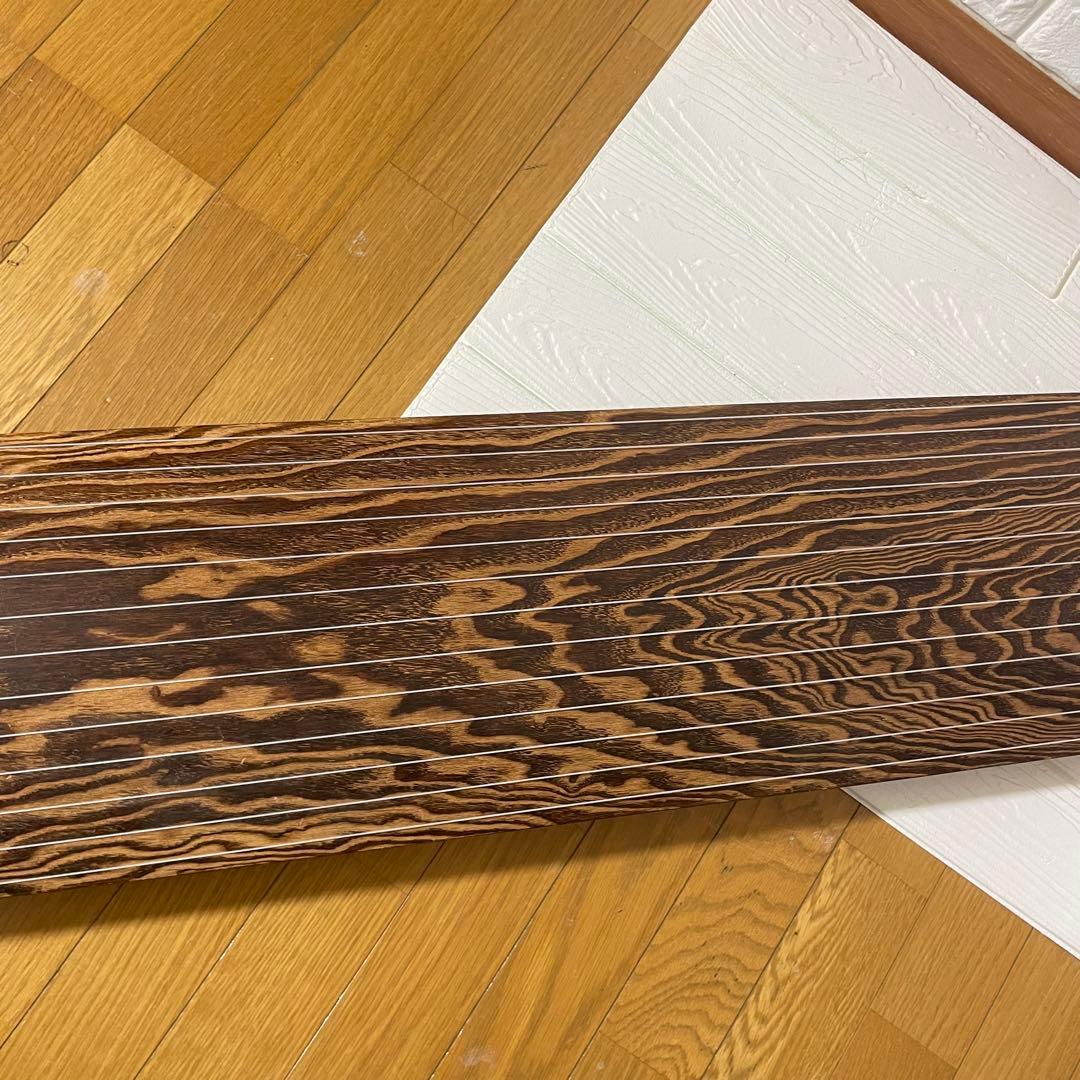 【最上級品】くり甲 綾杉彫 13絃箏 琴 お琴 こと柱つき