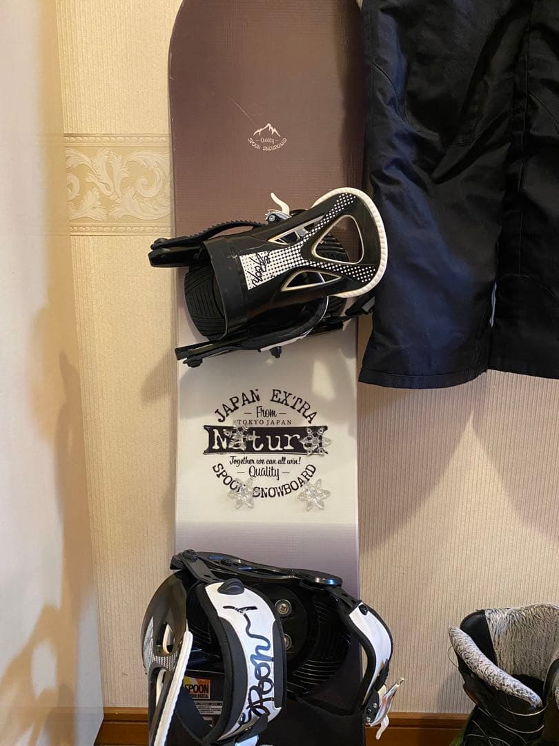 ジュニアスプーンスノーボード3点セット　ボード120㎝　ブーツ22.0-23.0