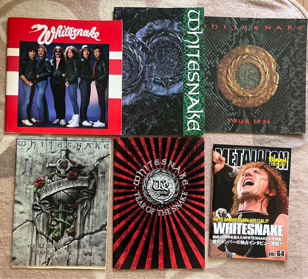 WHITESNAKE ホワイトスネイク　パンフレット　LLION 計6冊