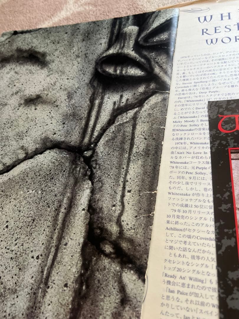 WHITESNAKE ホワイトスネイク　パンフレット　LLION 計6冊