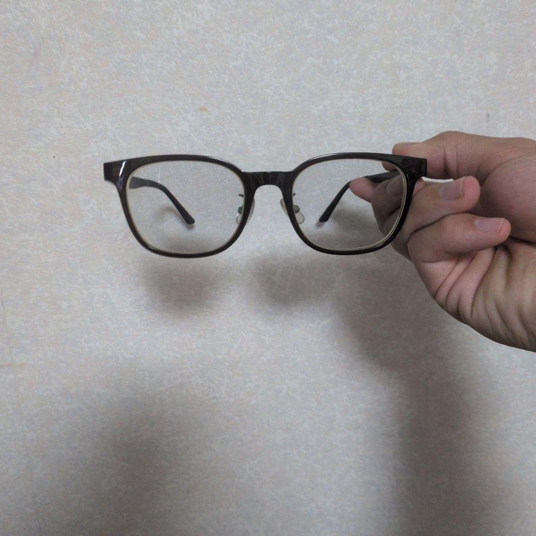 JINS ブラックフレーム メガネ(度あり)