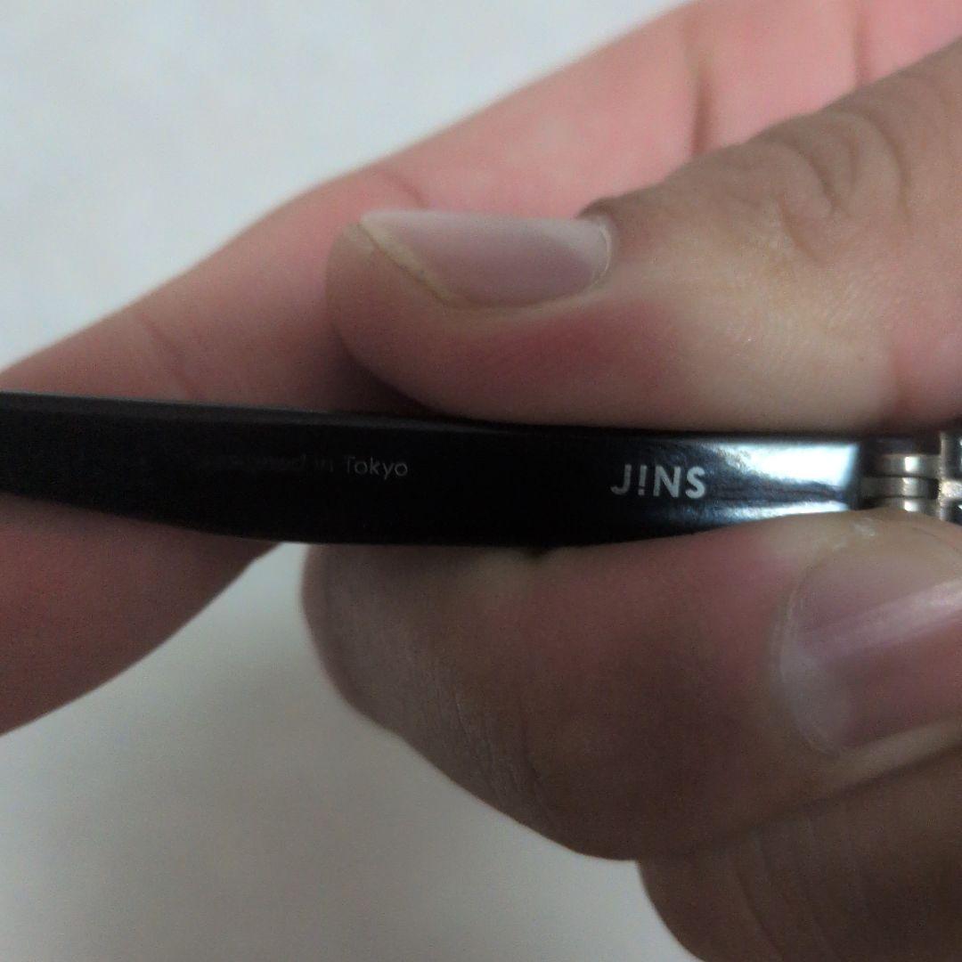 JINS ブラックフレーム メガネ(度あり)