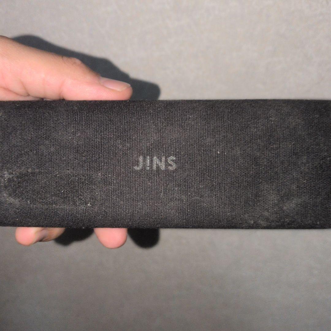 JINS ブラックフレーム メガネ(度あり)