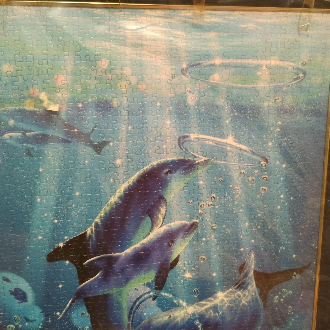 イルカの水中シーン ジグソーパズル