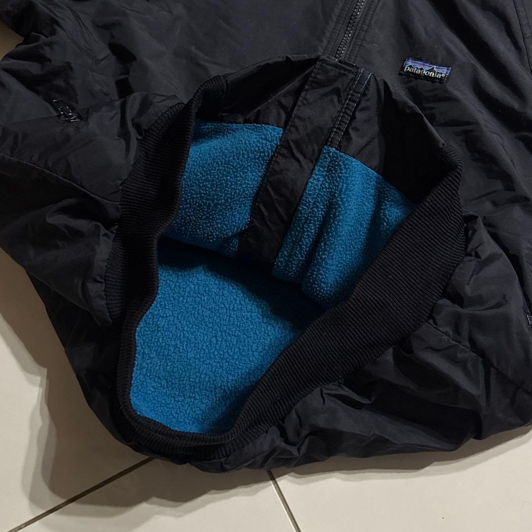 80's Patagonia シェルドシンチラ ブラック サイズ11/12 短丈