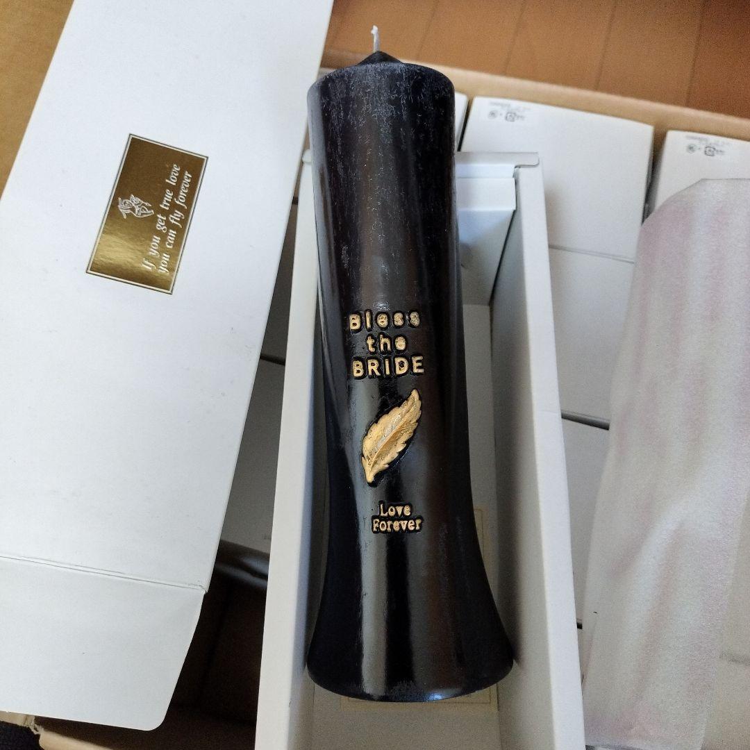 Bless the Bride ブラックキャンドル12本セット