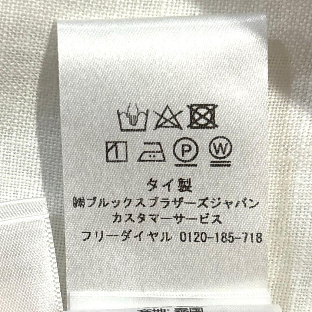 【新品タグ付/レディースL】ブルックスブラザーズ　アイリッシュリネン　シャツ
