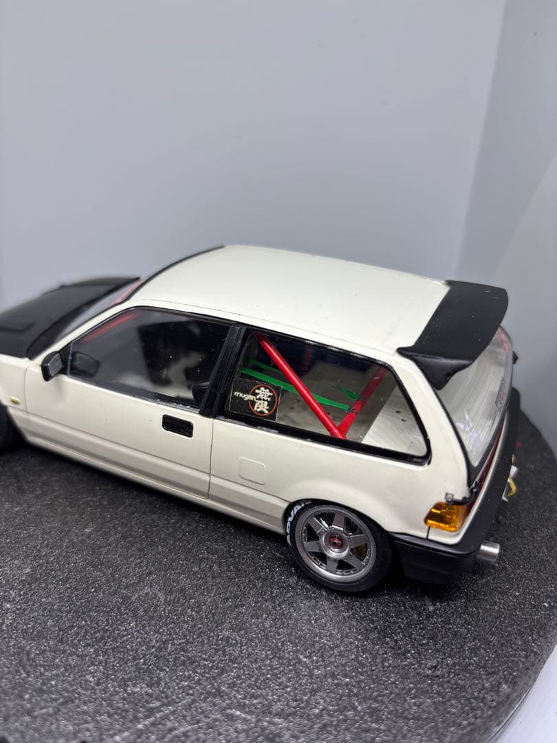 プラモデル完成品　BEEMAX アオシマ　ホンダ　シビック　EF3 環状線仕様