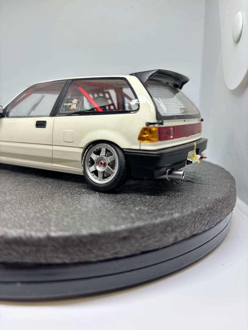 プラモデル完成品　BEEMAX アオシマ　ホンダ　シビック　EF3 環状線仕様