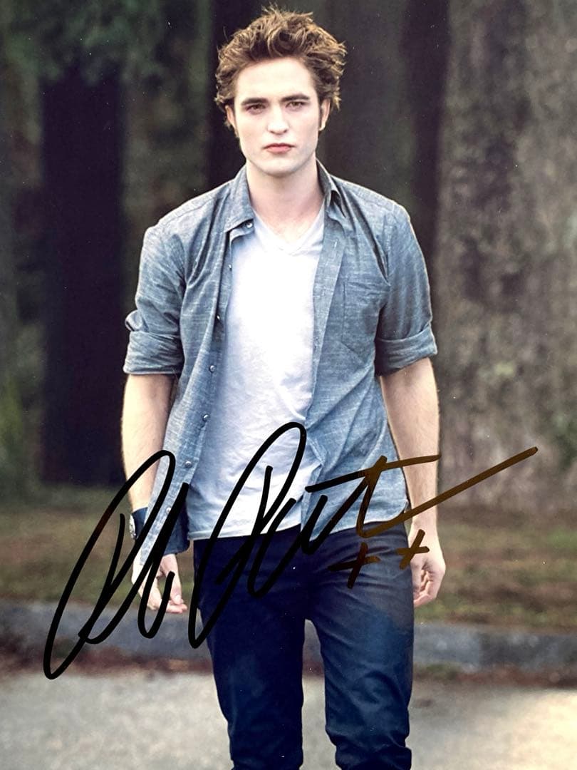 セール中…ロバート・パティンソン直筆サイン入り超大型写真…