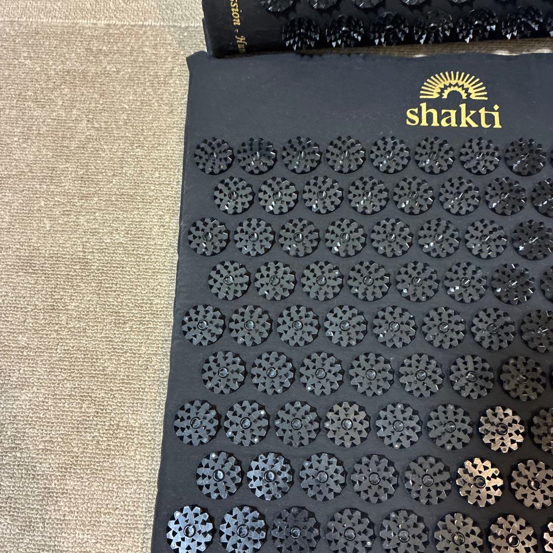 【正規品　ほぼ未使用】シャクティマット&ピロー　ブラック　オリジナル