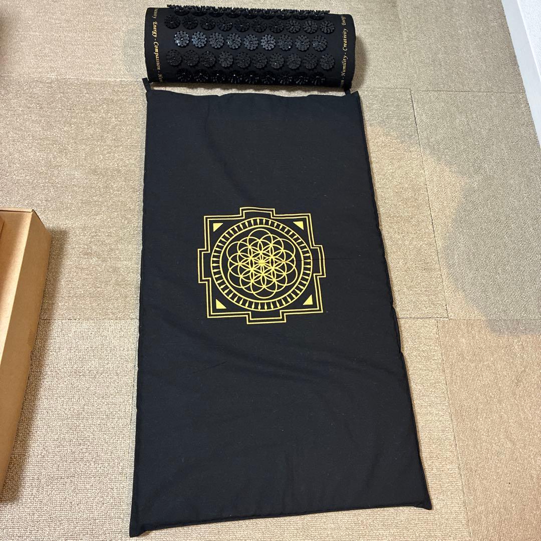 【正規品　ほぼ未使用】シャクティマット&ピロー　ブラック　オリジナル
