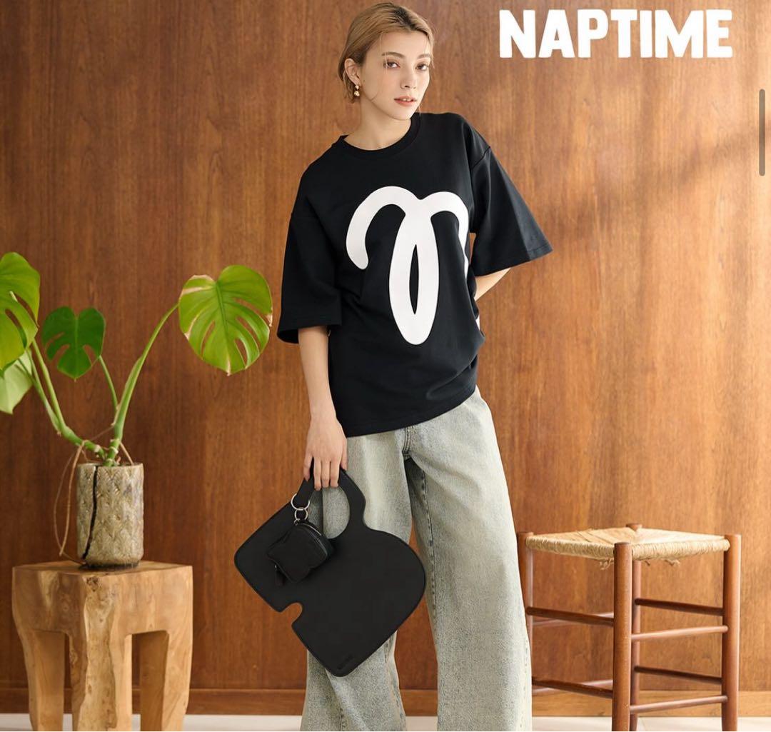 ナップタイム　naptime. Nissy 西島隆弘　Tシャツ　 ブラック