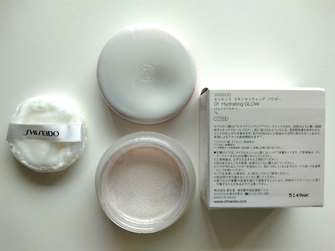 SHISEIDO エッセンススキングロウファンデーション140・パウダー01