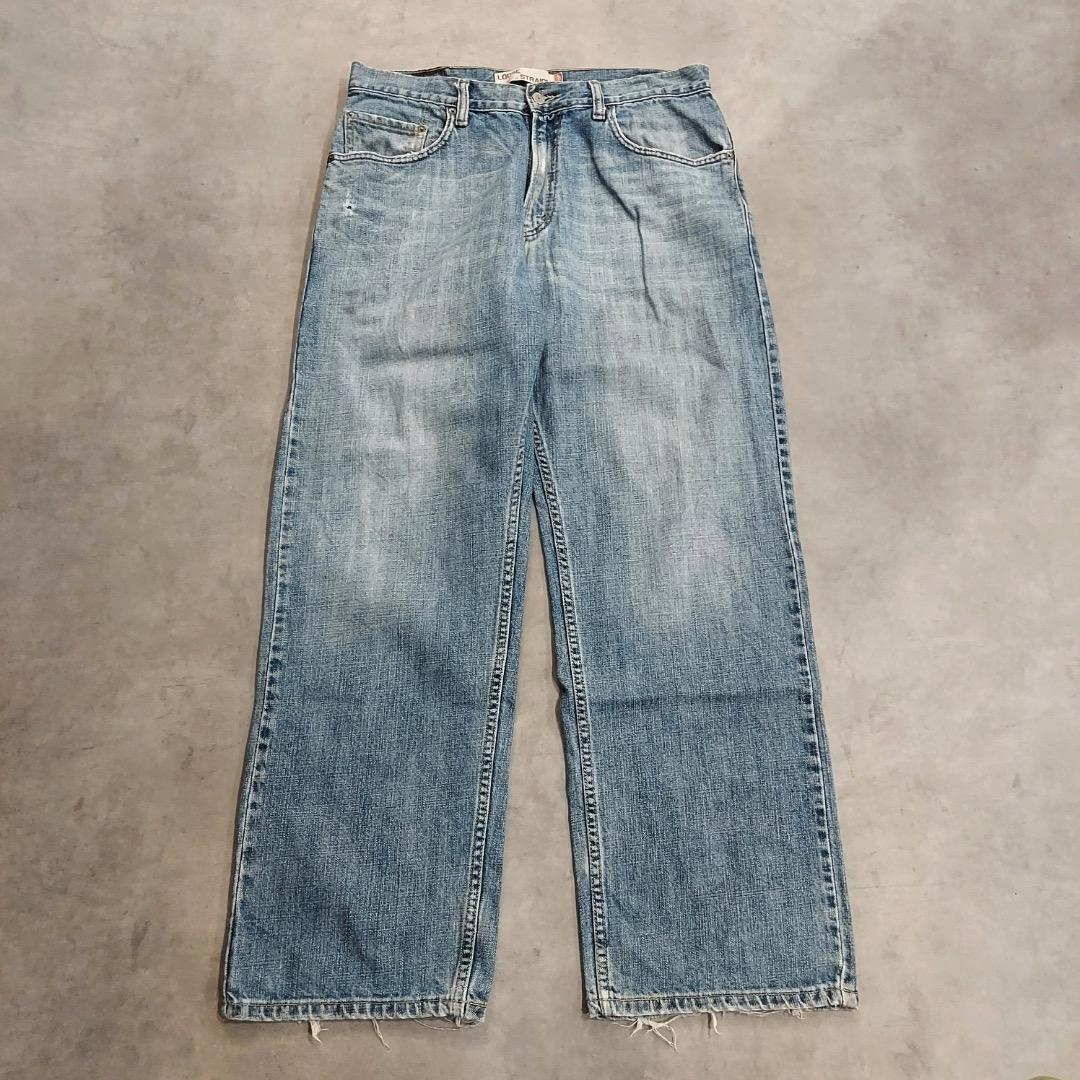 リーバイス569 Levis W34 ブルーデニム 青 00s 古着 18389