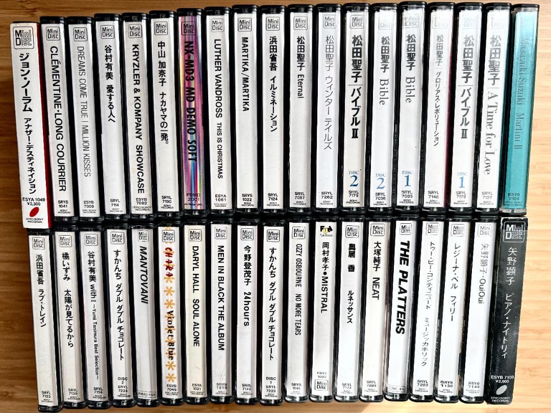 【MD】まとめ売り 松田聖子 他 (全部38枚) (Mini Disc)