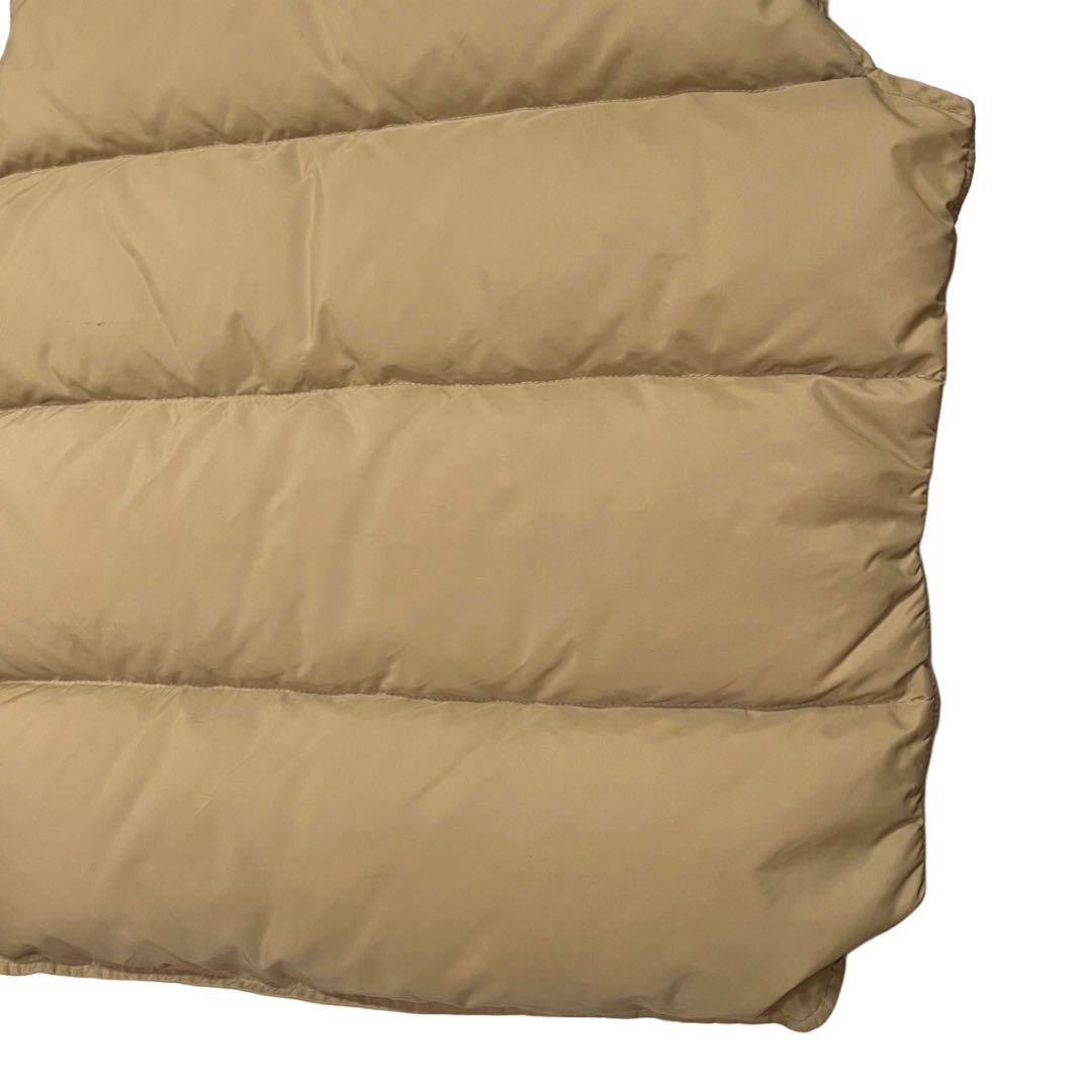 80’s L.L.Bean ダウンベスト ベージュ 縦型ポケット