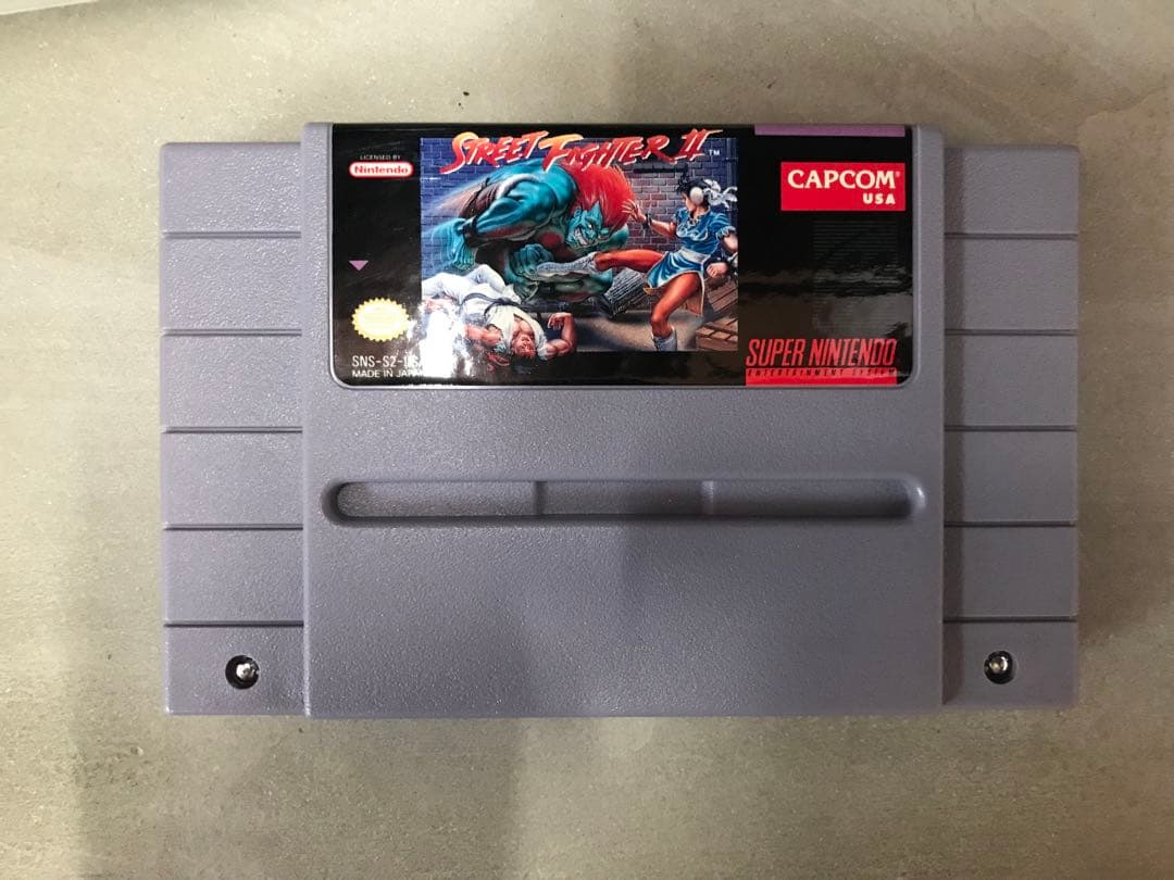 北米 ストリートファイター2 スーパーファミコン　レア(箱説つき)