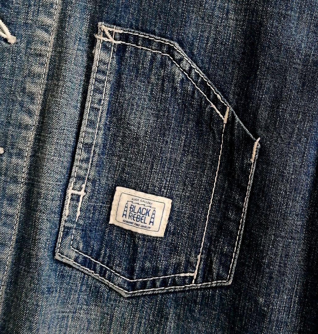 RUDE GALLERY BLACK REBEL　名作 デニム カバーオール