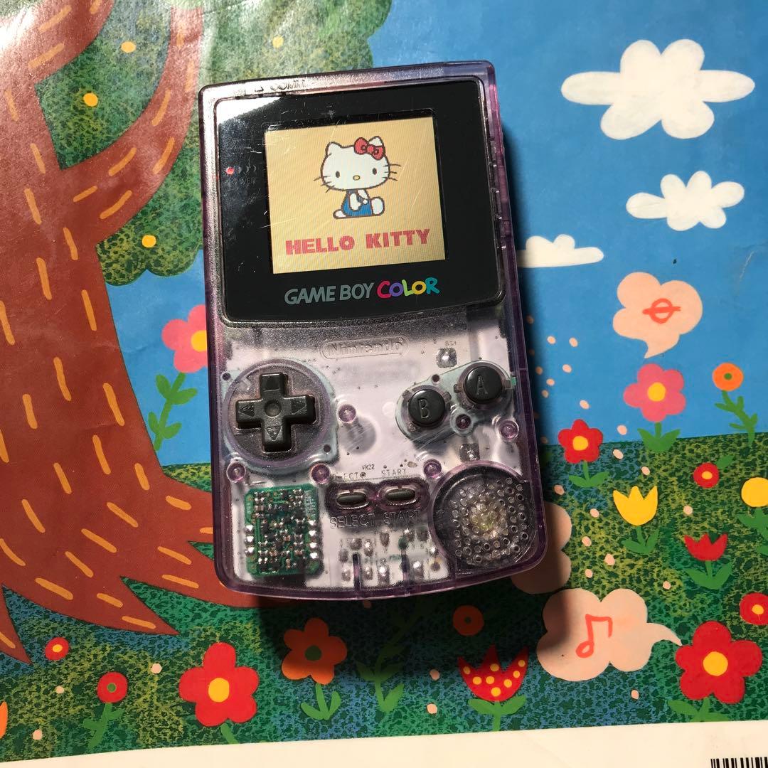任天堂ゲームボーイクリアーパプル、美品、人気色