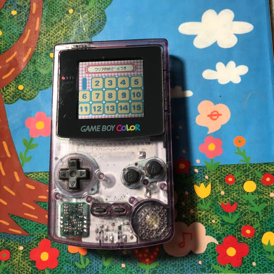 任天堂ゲームボーイクリアーパプル、美品、人気色