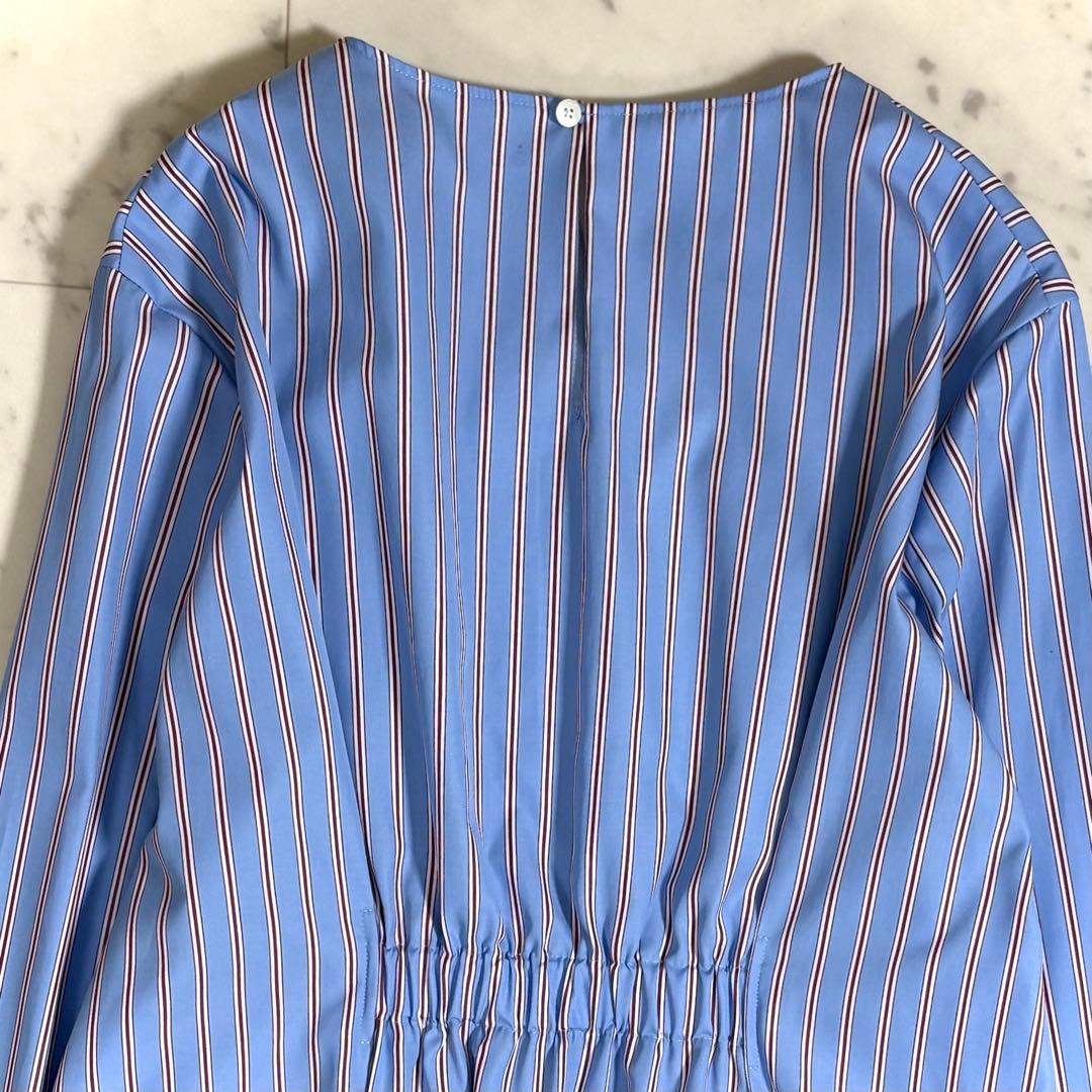 美品 マカフィー トゥモローランド コットンブロードプルオーバーブラウス 洗える