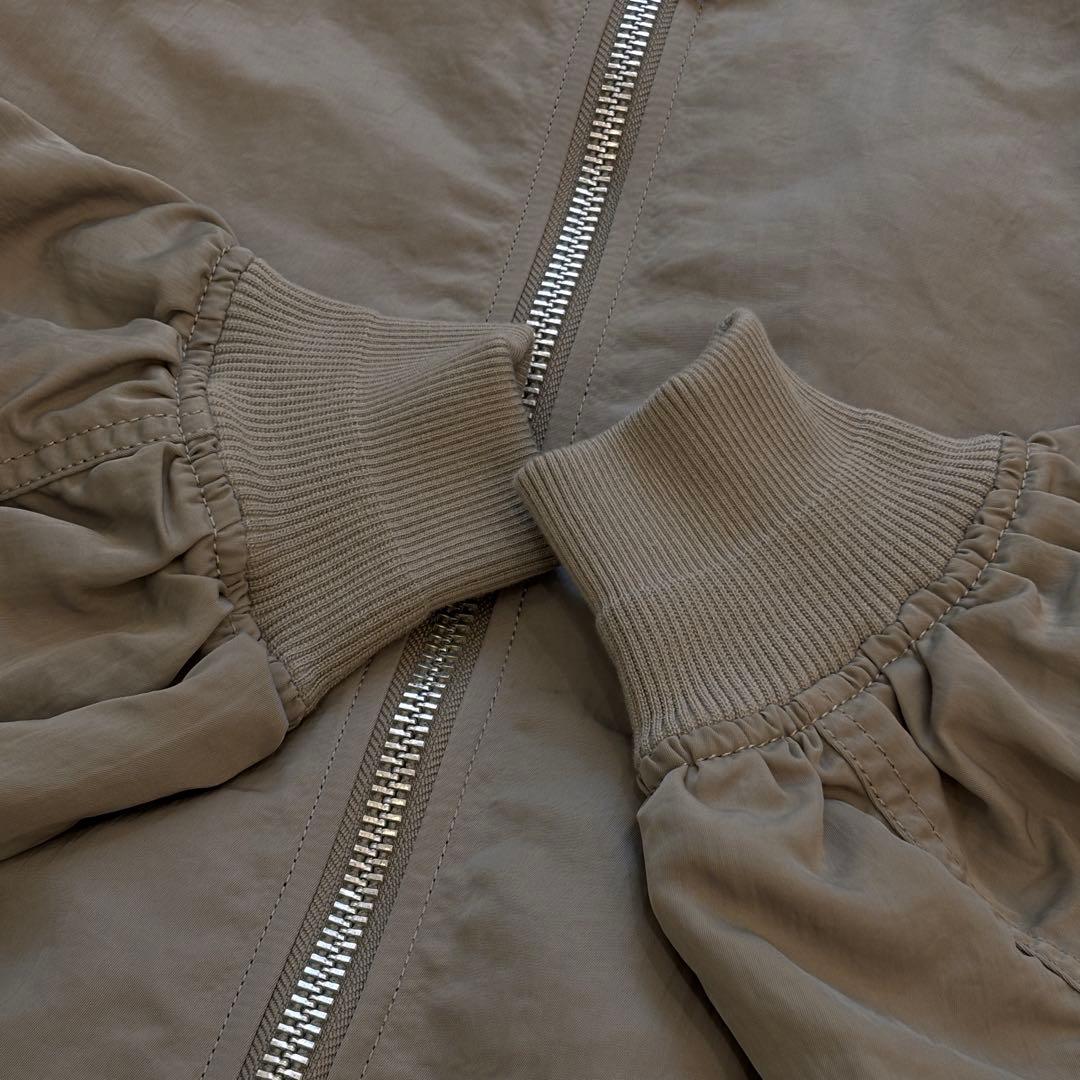 極美品　NOBLE 完売品 ヴィンテージナイロン MA-1 グレー