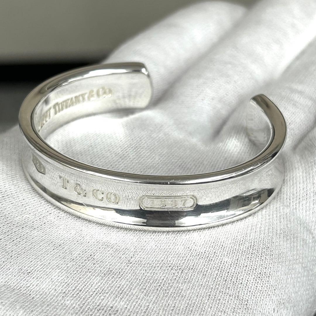 ティファニー　カフバングル　1837 ナロー　シルバー925 ブレスレット