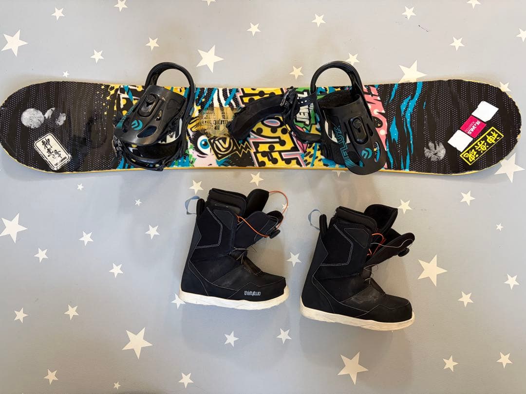 スノーボード143cm ビンディング　BOAブーツ 25cm 3点セット